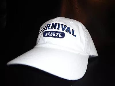 New - Carnival Breeze Cruise - Golf Hat Cap - Classic Cut - White • $6.95