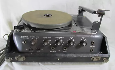Califone Cosmopolitan II Record Player - Vintage - Tube - Rare - Audio For Parts • $324.99