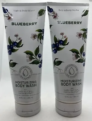 $35.70 • Buy Bath & Body Works Blueberry Moisturizing Body Wash 10 Oz X2