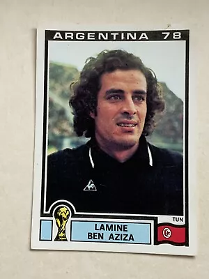 Panini World Cup Argentina 78 Unused Sticker - LAMINE BEN AZIZA. TUNISIA #168 • £7.99