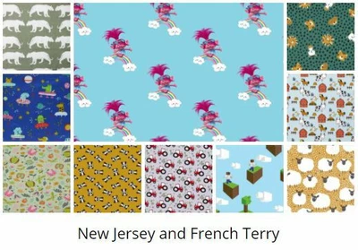 Oeko-Tex Certified Cotton Jersey Stretch Fabric (half Metre) *REDUCED PRICES* • £7