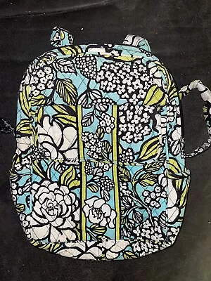 Vera Bradley Small Backpack Island Blooms Floral Print Teal RETIRED Print • $23.99