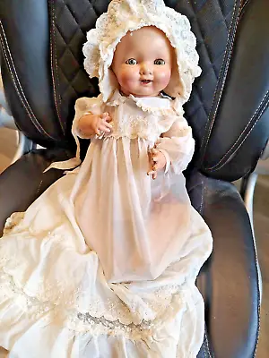 Early Madame Hendren Composition 18  Baby Doll Cloth Body Compo Teeth • $84
