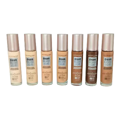 Maybelline New York Dream Radiant  Hydrating + Collagen Liquid Foundation Sealed • $7.99