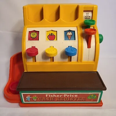 Vintage 1974 Fisher Price Cash Register 926 Made USA  Works Clean • $29.99