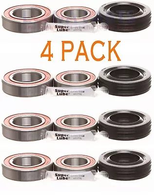 (4Pk) W10435302 W10447783 Kenmore Maytag Whirlpool Washer Tub Bearing & Seal Kit • $32.95