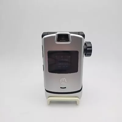 Motorola RAZR V3m Vintage Flip Phone (Verizon) - Silver #852 • $49.99