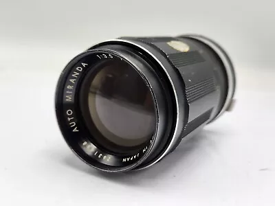 Auto Miranda 135mm F3.5 Bayonet Mount Prime Lens For SLR/Mirrorless Cameras READ • $13.49