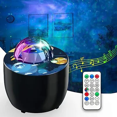 Galaxy Star Projector With Music Speaker And Remote Control Star Galaxy Night • $10.99