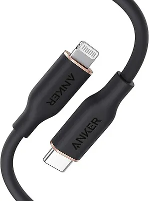 $29.99 • Buy Anker Flow USB C To Lightning 3ft Charging Cable Silica MFi Certified For IPhone