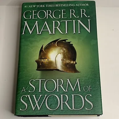 A Storm Of Swords By George R R Martin Signed/ Inscribed Winter Is Coming HCDJ • $199