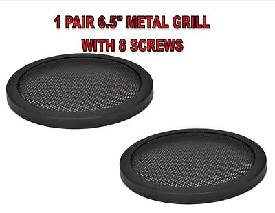 6.5 Inch Speaker Metal Mesh Grills 2 PCS DJ Car Audio With Clips & Screws GT-6.5 • $19.95