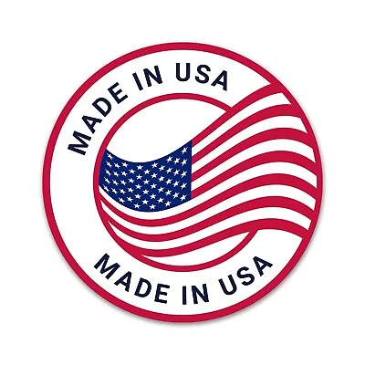 US Flag American Decal Sticker Made In The USA Patriotic America Truck Window • $3.99