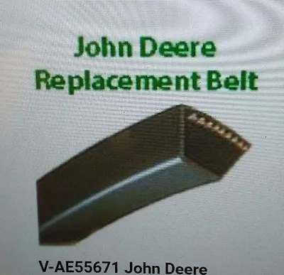 AE55671 MATCHED Set Of 4 Drive Belts For John Deere Disc Mower 265 275 112B • $89.09