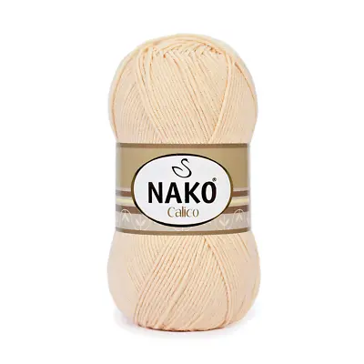 NAKO Calico Yarn - 50%Cotton 50%Premium Acrylic 100gr 245m Soft Summer Yarn • $3.99