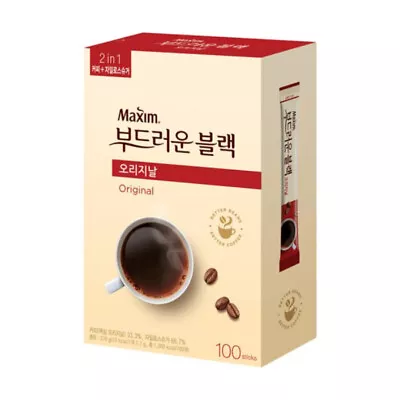 Maxim Original Mocha Gold Black Coffee Stick 100T Xylose Sugar Korean Instant • $45.71