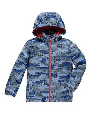 £13.99 • Buy Ex Store Kids Toddlers Boys Camo Smart Zip Up Waterproof Mac Jacket 9-12 Months