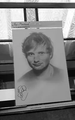 Ed Sheeran Music A3 Size Pencil Hand Drawn Art Print Canvas Gift Collectable Fan • £20