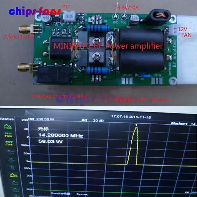 DIY Kits 70W SSB Linear HF Power Amplifier For YAESU FT-817 KX3 • £19.16