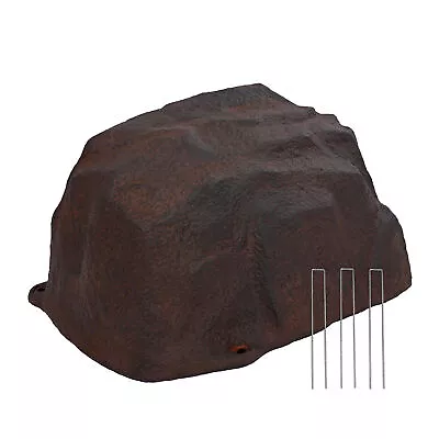 Low-Profile Artificial Landscape Rock With Stakes - Brown By Sunnydaze • $64.95