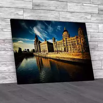 £14.95 • Buy The Three Graces Of Liverpool Original Canvas Print Large Picture Wall Art