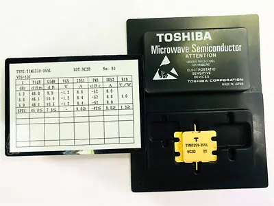 TOSHIBA TIM5359-35SL MICROWAVE POWER GaAs FET 5.3-5.9 Ghz • $290