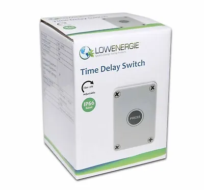 £20.99 • Buy Waterproof Time Delay Lag Switch 16A - Lighting, Outdoor Smoking Patio Heater  