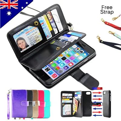 $9.96 • Buy For IPhone 7/ 7 Plus/ 6/ 6S Case New Business Card Wallet Flip Magnetic Cover OZ