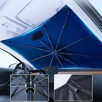 Car Windshield Sun Umbrella Cover Sunshade Visor UV Block Protector Accessories • $27.45