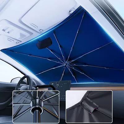 Car Windshield Sun Umbrella Cover Sunshade Visor UV Block Protector Accessories • $27.45