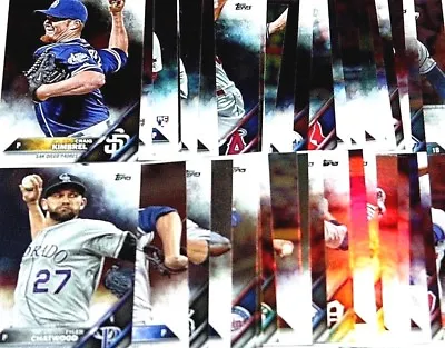 2016 Topps Baseball Rainbow Foils Series 1 2 & Update - Pick From Drop Menu • $1.59