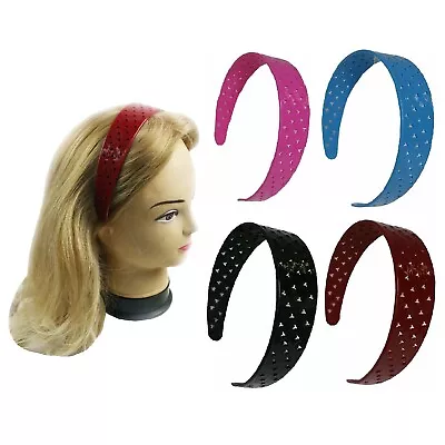 4 Pcs Hairband Stars Plastic Headband For Women 1.4  Wide Assorted Color • $6.99