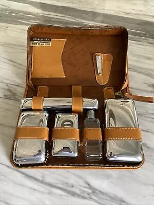 Vintage Leather Travel Case - Free Shipping In US! • $55