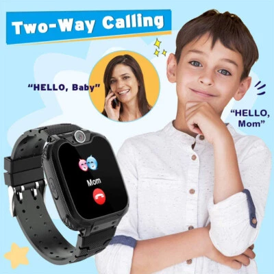 $36.85 • Buy Kids Smart Watch Phone Game Alarm Camera SOS Call For Boys Girls Tracker Safety