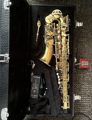 CANNONBALL ALTO SAXOPHONE MSRP $1800 W CASE STAND MOUTHPIECE CARE KIT STRAP • $1650