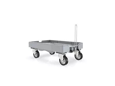 £49.90 • Buy Euro Container Dolly Heavy Duty Linking 600x400 Mm 400kg Load Capacity 4 Swivel