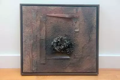 Original Signed Rosalind Fedeli River Current Studio Mixed Media Wall Sculpture • $105