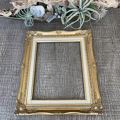 Antique Gold Leaf Wood Baroque Wall Picture Frame Vintage Antique Hand Carved  • $75