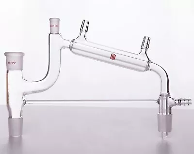 $52 • Buy Lab Glass Integral Vacuum Distiller Distallation Apparatus Ground 19/22 10/18