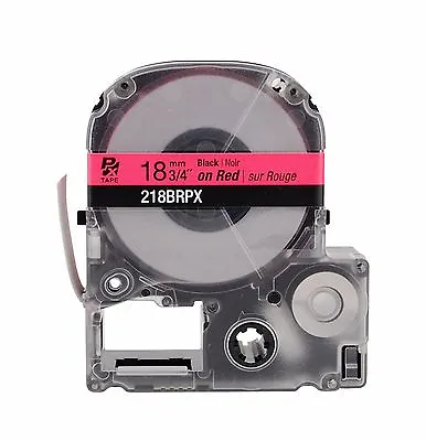 Epson 218BRPX Black On Red PX Tape 3/4  K-Sun 18mm 218BR - Authorized Dealer • $22.94