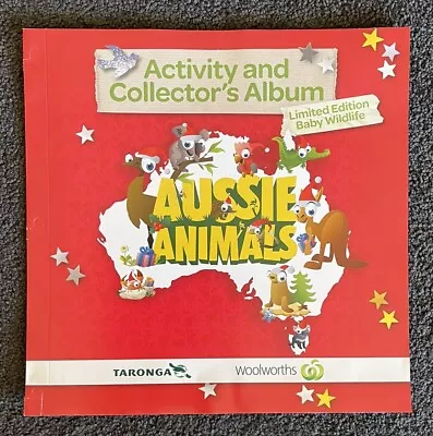 Aussie Animals Woolworths Activity And Collector’s Album - Limited Edition • $10