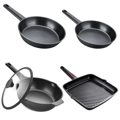 £19.99 • Buy SKYLIGHT Frying Sauté & Grill Cast Aluminum Non Stick Pan Gas Electric Induction