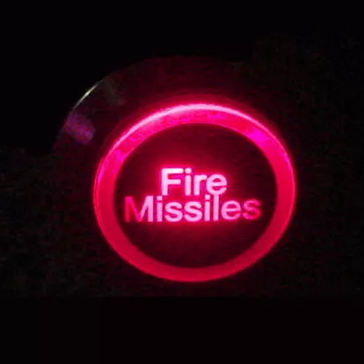 12V 19mm Push Button Red LED Light Fire Missiles Momentary Metal Switch Sales • £4.43