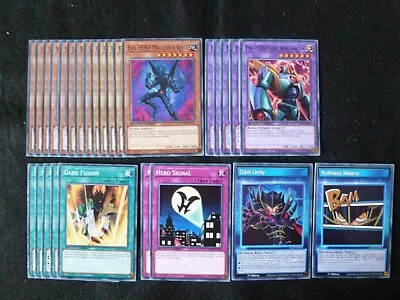 Yugioh 25 Card Evil Hero / Supreme King Speed Duel Deck Inc Super Polymerization • £9.90