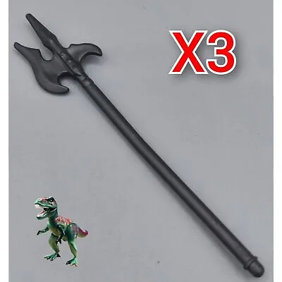 X3 Playmobil Medieval Weapon-spear Knight-halberd-pike-Spanish Conqueror • $4.62