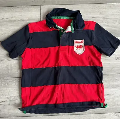 Wales Rugby Union Polo Shirt Kit | Child Kid 9-10 Years | Jersey Cymru Top Welsh • £14.99