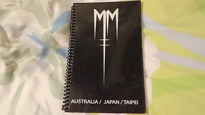 Marilyn Manson Hey Cruel World Tour 2012 Itinerary Book Rare Collector !! • $150
