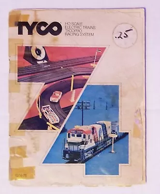 Vintage TYCO HO Scale Trains & Slot Cars Catalog 1974-1975  • $6