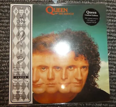 QUEEN The Miracle Japanese Mini Sleeve Cd Card New Obi Stripe Album Lp • £29.99