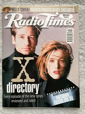 Radio Times 20-26 Sep 1997. Midlands. X-Files Animal Hospital Warren Clarke • £9